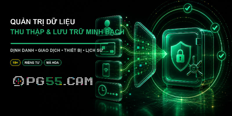 Chính sách bảo mật PG55 trong thu thập, lưu trữ dữ liệu