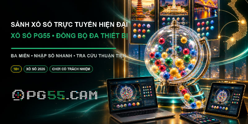 Giới thiệu sảnh cược xổ số PG55